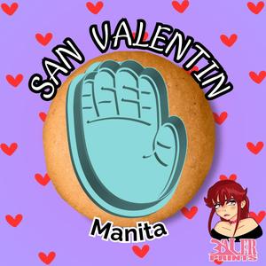 Manita palette valentine cookie cutter
