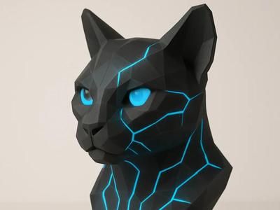 Cat Bust
