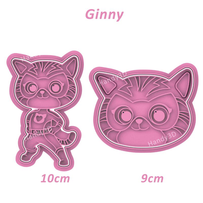 Ginny Cookie Cutter Set - Face & Full Body