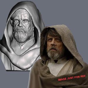 OLD LUKE SKYWALKER INSPIRITED BUST