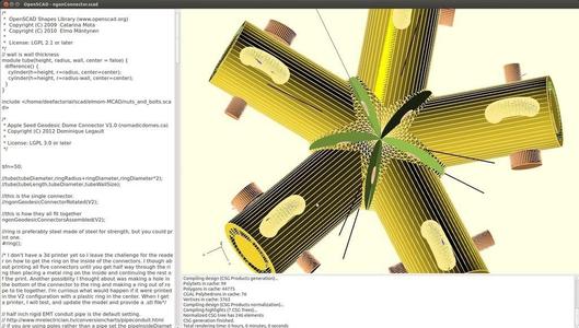 Apple Seed Geodesic Dome Connectors