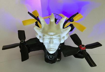 Evil Rick Head FPV antenna protector