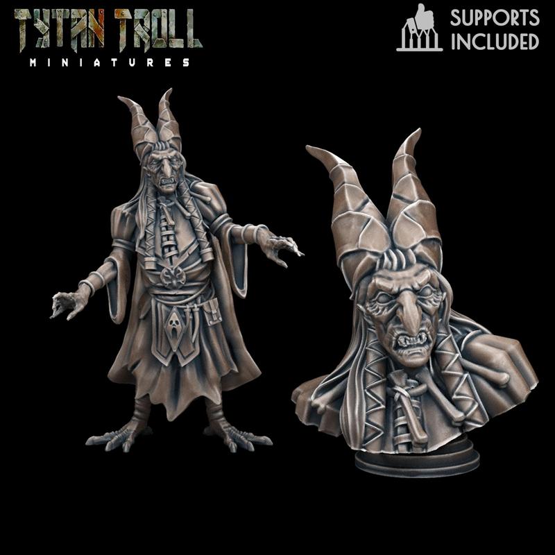 Curse of Strahd - Babalysaga Mini Bust Combo [Pre-Supported]