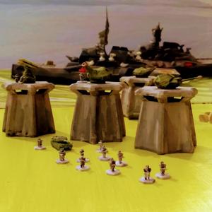 Defense tower for wargames