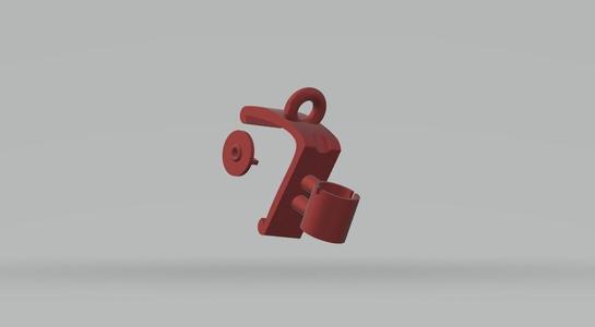Wanhao Prusa Mono Price Maker i3 Plus Rear Filament Guide and Cleaner
