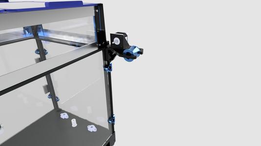 Sapphire Pro extruder mount and filament guide