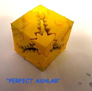 MASONIC CUBE GEAR ROUGH AND PERFECT ASHLAR