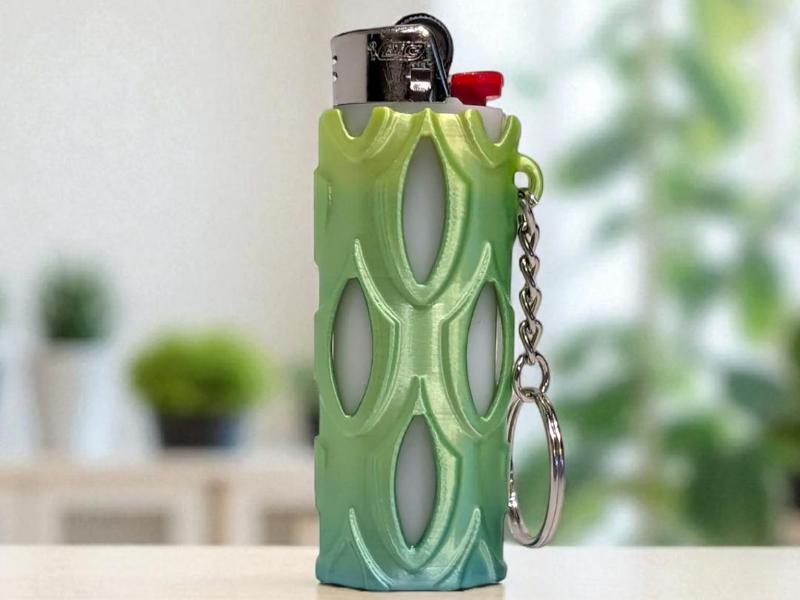 Bic Lighter Case Keychain