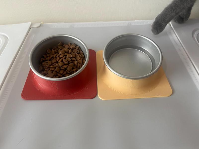 Anti-tip Cat Bowl