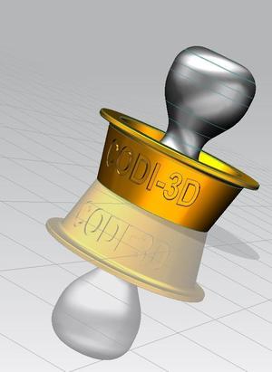 Imbuto e pomello per mettere il Caffè nella Moka - Funnel and knob to put Coffee in the Moka