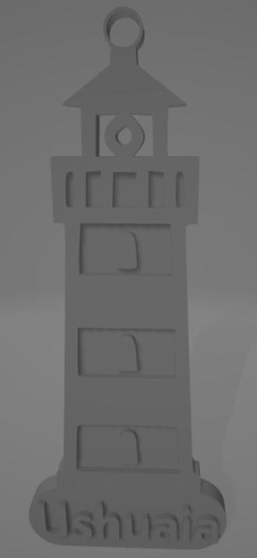 Llavero de Ushuaia - Faro del Fin del Mundo