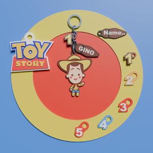 Woody keychain pack