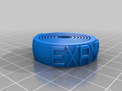 Gyroscopic Relaxing Keyring Generator for 3D printing
