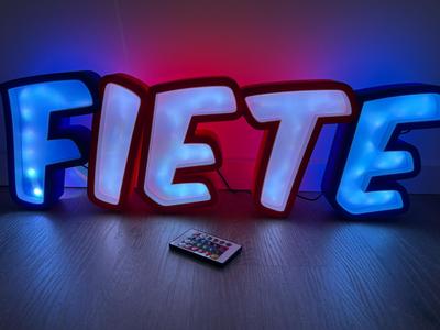 FIETE Name Lamp