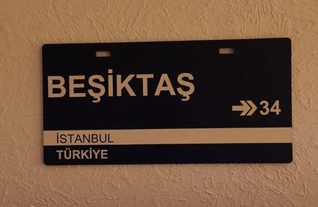 BESIKTAS Street Sign / Street Sign / Street Sign