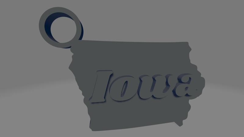 Iowa Keychain
