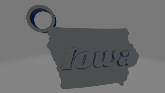 Iowa Keychain