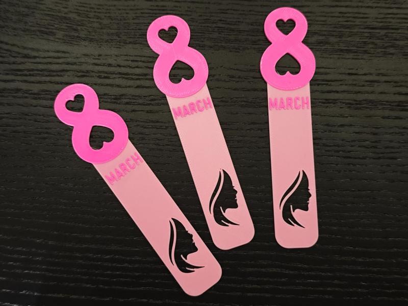 March 8th - International Women’s Day - Bookmark