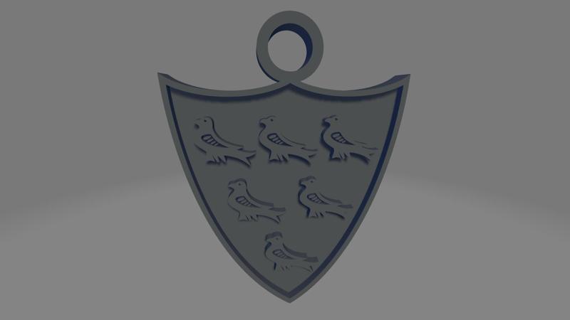 Sussex Cricket Keychain