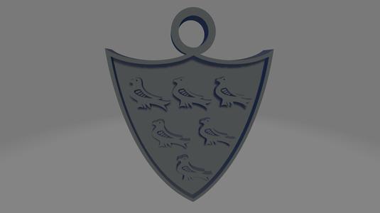 Sussex Cricket Keychain