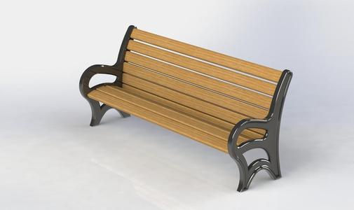 Outdoor bench