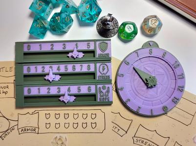 Daggerheart tracker - HP, Stress, Hope, Armor