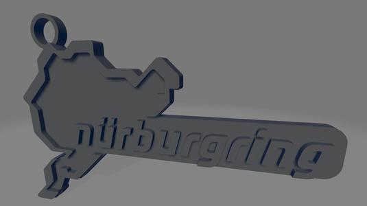 Nürburgring Nordschleife Keychain