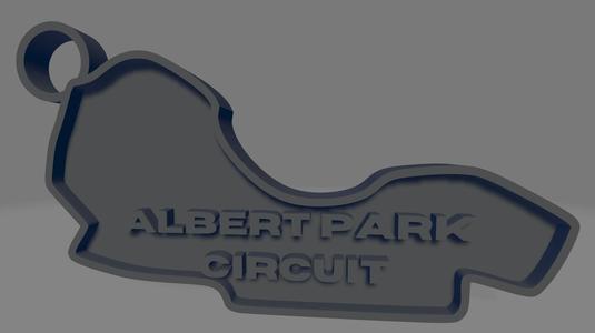 Albert Park Circuit Keychain