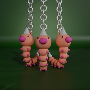Weedle - Pokemon keyring