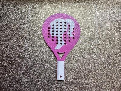 Barbie paddle keychain