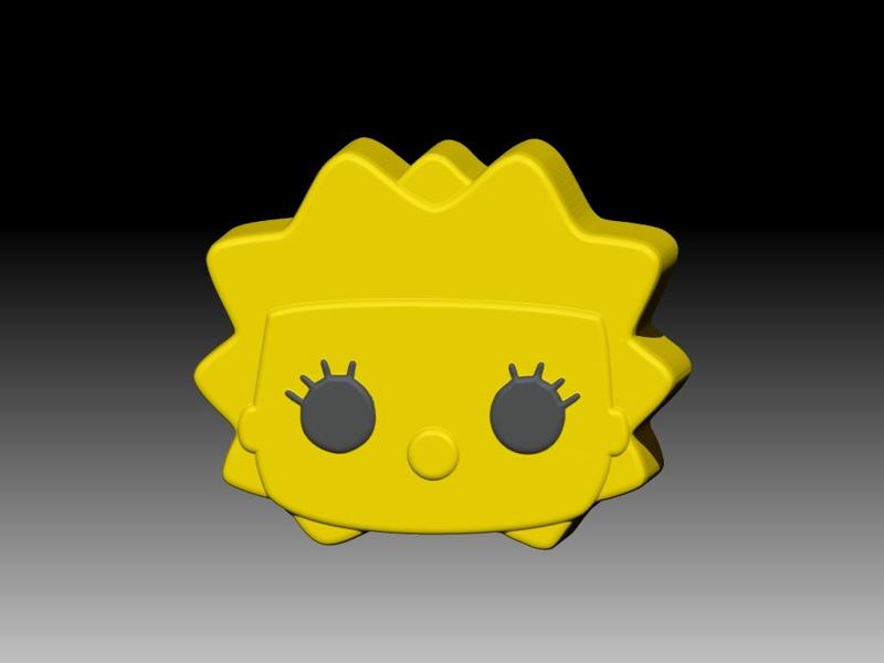 LISA SIMPSON SOLID SHAMPOO AND MOLD FOR SOAP PUMP