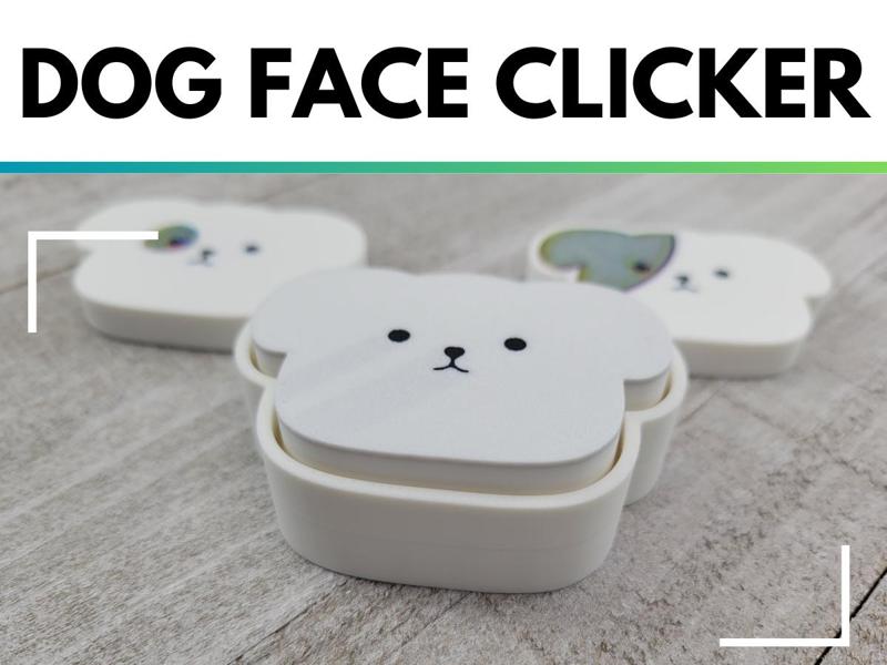 Puppy Dog Face Keyboard Fidget Clicker 