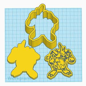 Pokemon: Electrabuzz 3 Piece Bath Bomb Mold