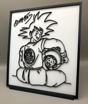 Songoku with son