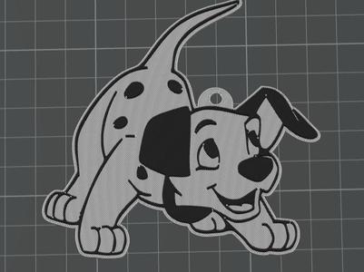Dalmatians Keychain