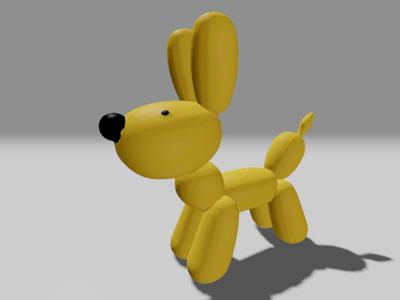 3D Balloon Dog