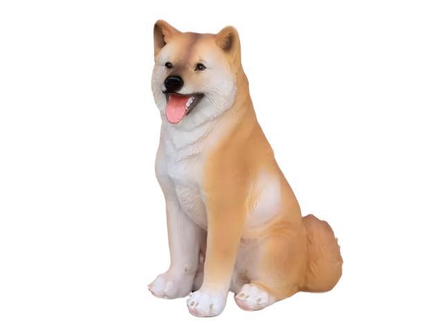 Adorable Shiba Inu Puppy Figurine for Entranceway