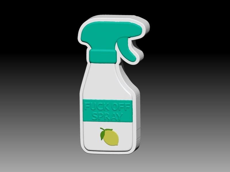 FUCK OFF SPRAY SOLID SHAMPOO AND MOLD FOR SOAP PUMP