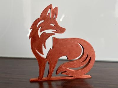 Modern Fox Decor Figure