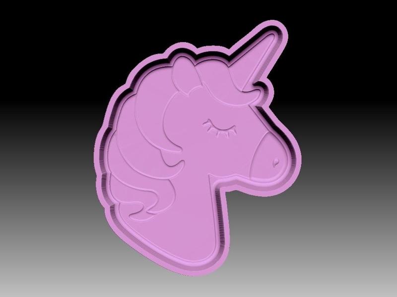 UNICORN HEAD BATH BOMB MOLD