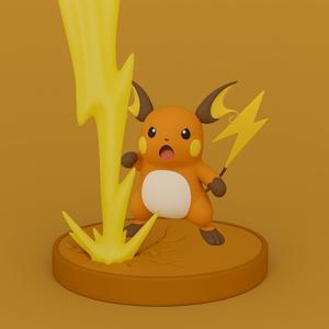 Pokemon battle style - Raichu #026