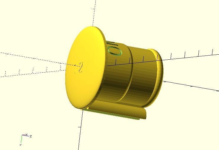 12V flush plug