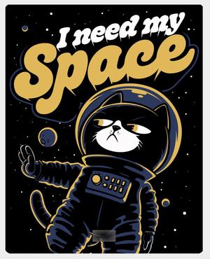 Lightbox space cat