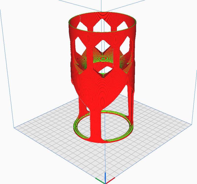 2L bottle holder for Rotifer culture, brine shrimp hatching, plankton production... etc