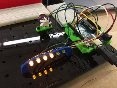 Potentiometer Controlled LED Bar Graph for 3DX