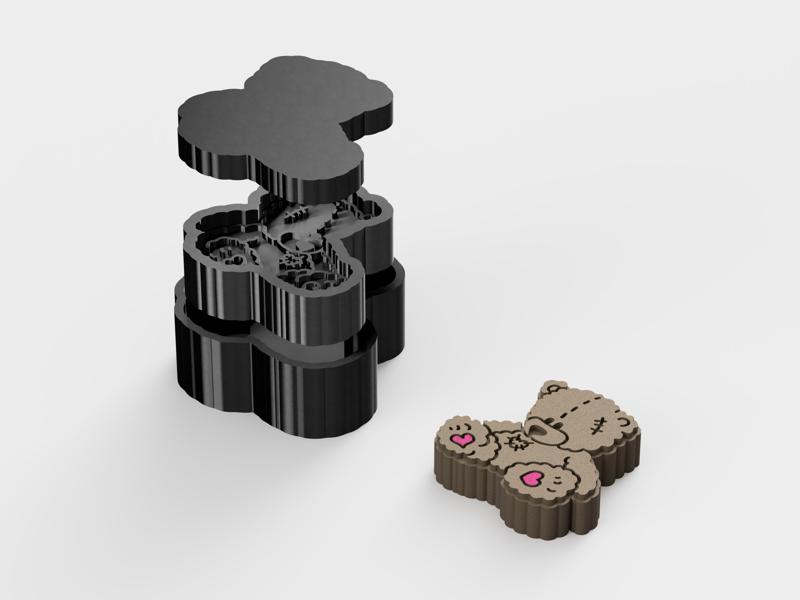 Bear - bath bomb mould