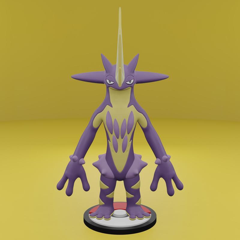 Pokemon No. 849 Toxtricity (Amped Form)