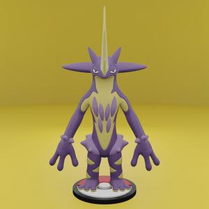Pokemon No. 849 Toxtricity (Amped Form)