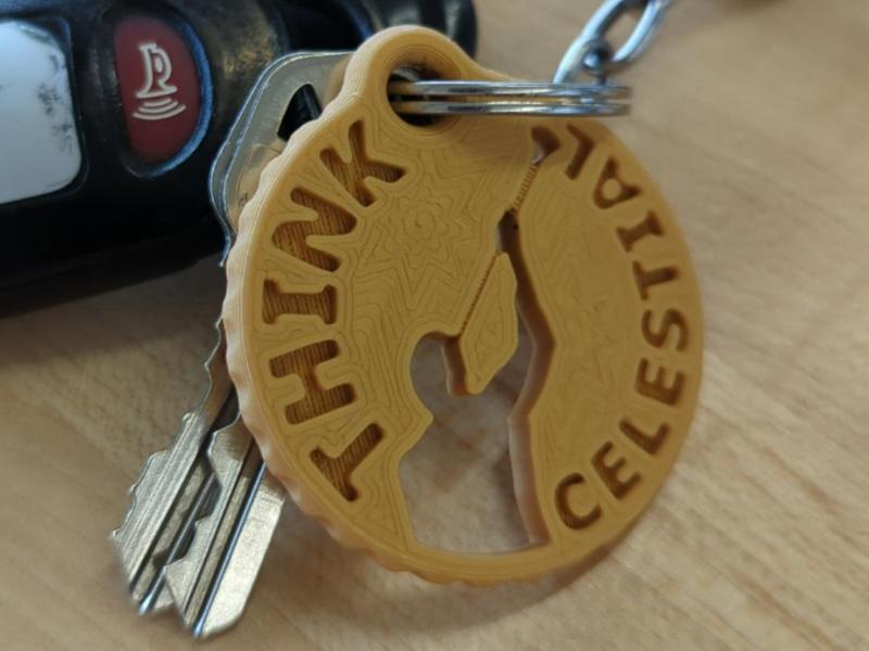 Think Celestial Moroni Keychain or Coin
