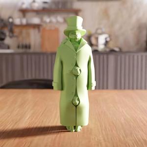 3D Cats in Coat STL File - 163